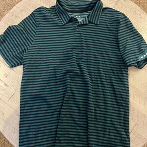Oakley Dark Teal and Black Polo Shirt